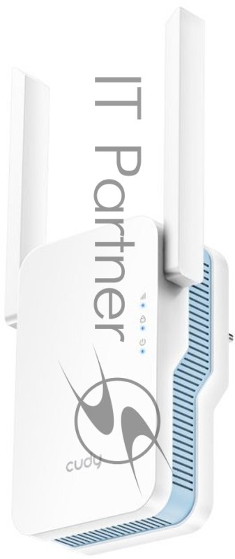 Повторитель беспроводного сигнала Cudy RE1200 AC1200 10/100BASE-TX/Wi-Fi белый