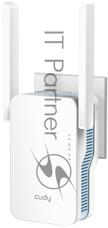 Повторитель беспроводного сигнала Cudy RE1200 AC1200 10/100BASE-TX/Wi-Fi белый