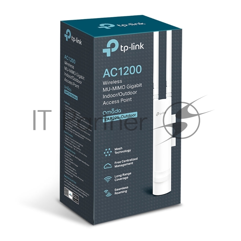 Точка доступа/ AC1200 Wireless Dual Band Gigabit Outdoor Access Point EUplug