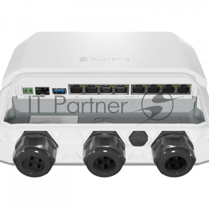 Маршрутизатор/ RB5009UPr+S+OUT Wired router 2.5 Gigabit Ethernet, Gigabit Ethernet White