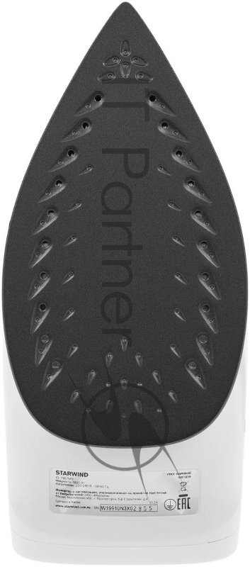 Утюг Starwind SIR1819, 1800Вт, серый/белый