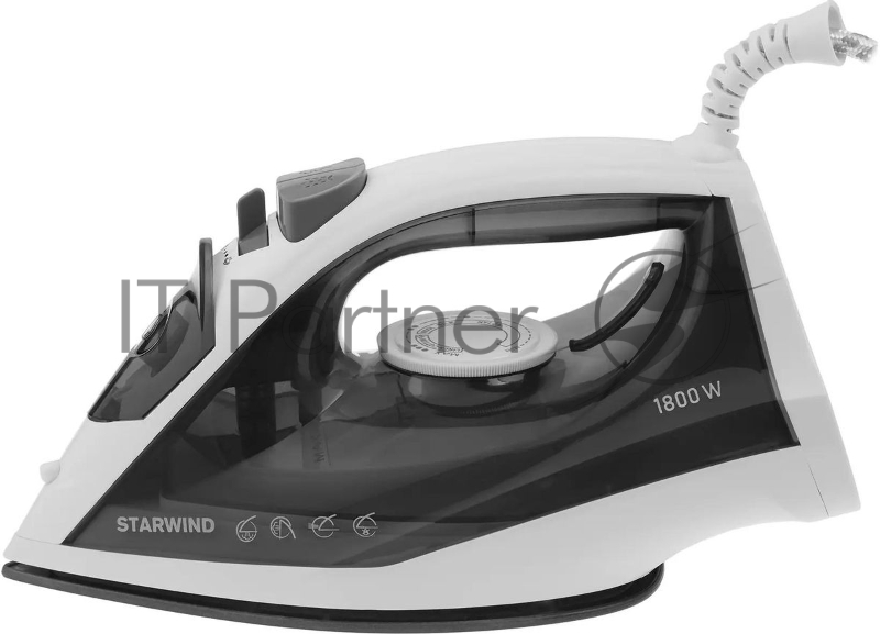 Утюг Starwind SIR1819, 1800Вт, серый/белый