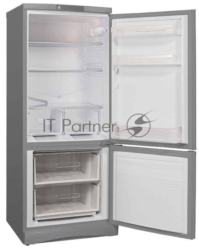 Холодильник Indesit ES 15 GA серебристый двухкамерный 189/54 л морозилка снизу, капельная система