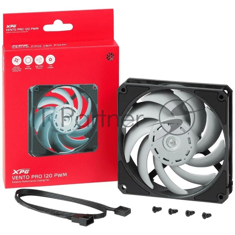 Корпусной вентилятор Cooler XPG VENTOPRO120PWM-BKCWW 120мм