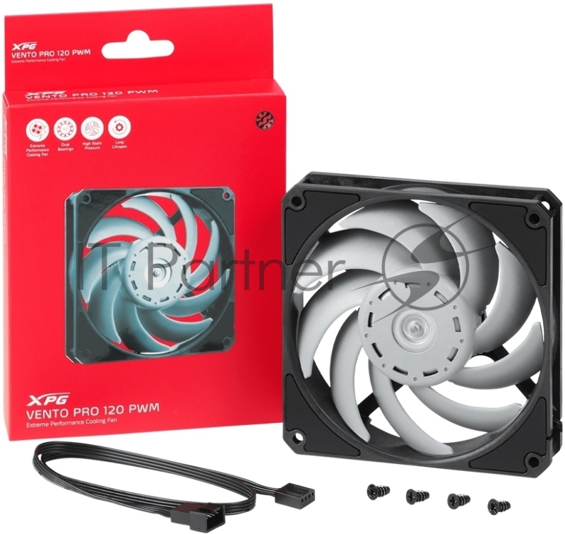 Вентилятор в корпус XPG VENTOPRO120-PWMBKCWW