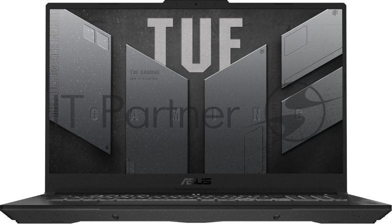Ноутбук Asus TUF Gaming A17 FA707NVR-HX031 Ryzen 7 7435HS 32Gb SSD512Gb NVIDIA GeForce RTX4060 8Gb 17.3 IPS FHD (1920x1080) noOS grey WiFi BT Cam (90NR0JJ5-M00170)