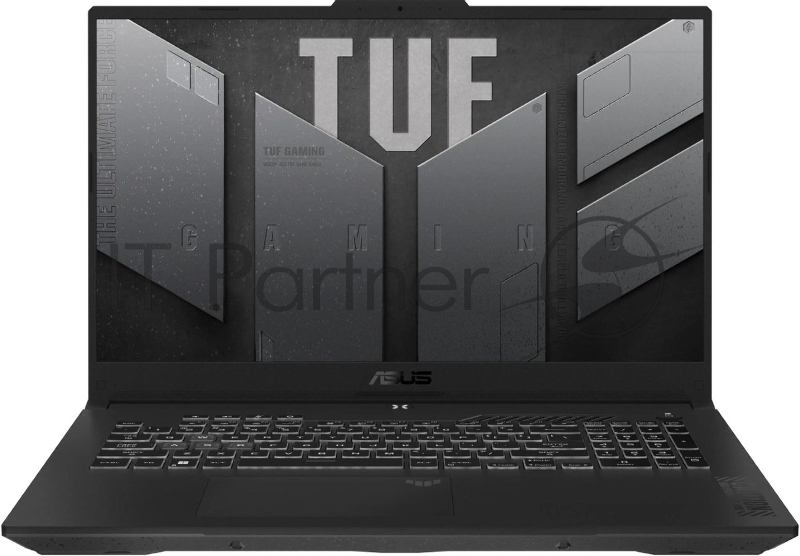 Ноутбук Asus TUF Gaming A17 FA707NVR-HX031 Ryzen 7 7435HS 32Gb SSD512Gb NVIDIA GeForce RTX4060 8Gb 17.3 IPS FHD (1920x1080) noOS grey WiFi BT Cam (90NR0JJ5-M00170)