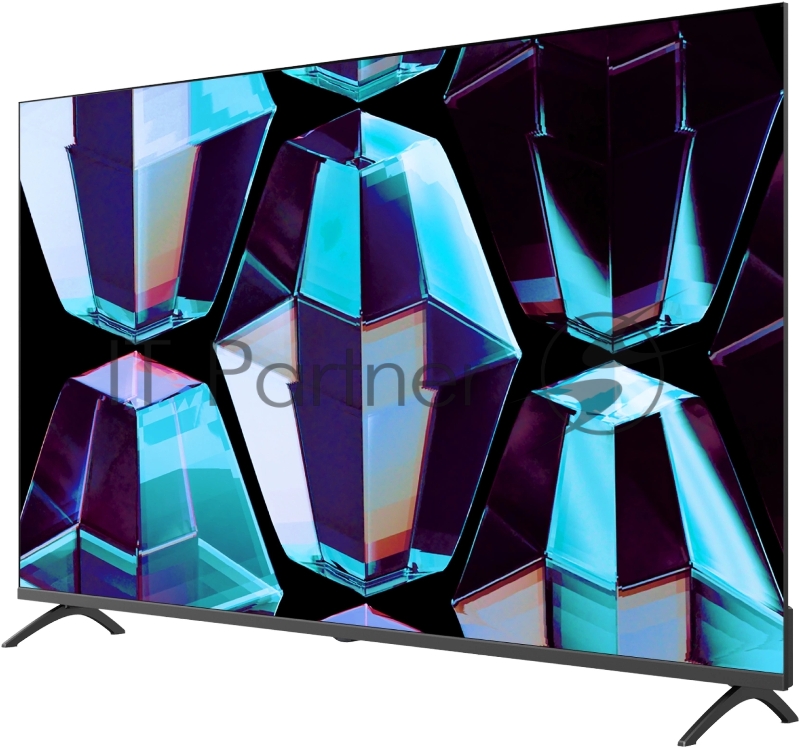 Телевизор QLED Sber 55 SDX-55UQ5235 Салют ТВ темно-серый 4K Ultra HD 60Hz DVB-T DVB-T2 DVB-C DVB-C2 DVB-S DVB-S2 USB 2.0 WiFi Smart TV