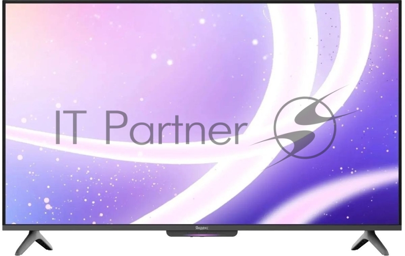 Телевизор Yandex 43 Basic/UHD/VA/KSF LED/Smart YaOS/3-32Gb/BT/Alice Station/YandexGPT/Black