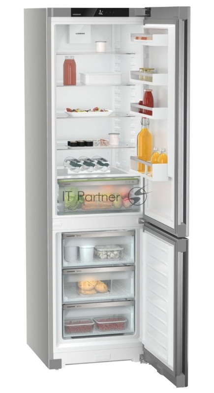 Холодильник LIEBHERR CNsfd 5703-22 001 Pure, EasyFresh, МК NoFrost, 3 контейнера МК, в. 201,5 см, ш. 60 см, улучшенный класс ЭЭ, внутренние ручки, покрытие SteelFinish