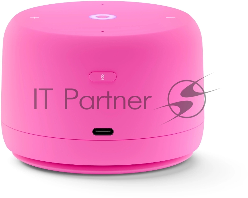 Умная колонка Yandex Станция Лайт 2 Алиса розовый 6W 1.0 BT/Wi-Fi 10м (YNDX-00026PNK)