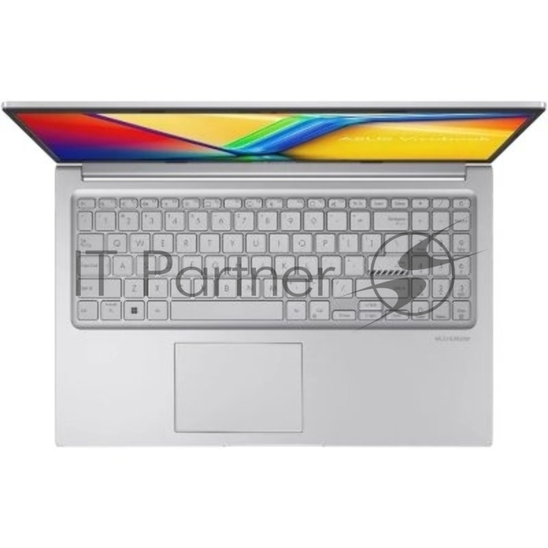 Ноутбук ASUS VivoBook Series X1504VA-NJ1150, 15.6 1920x1080/Intel Core i7-1355U/RAM 16Гб/SSD 1Тб/Intel Iris Xe Graphics/ENG|RUS/без ОС серебристый 1.7 кг