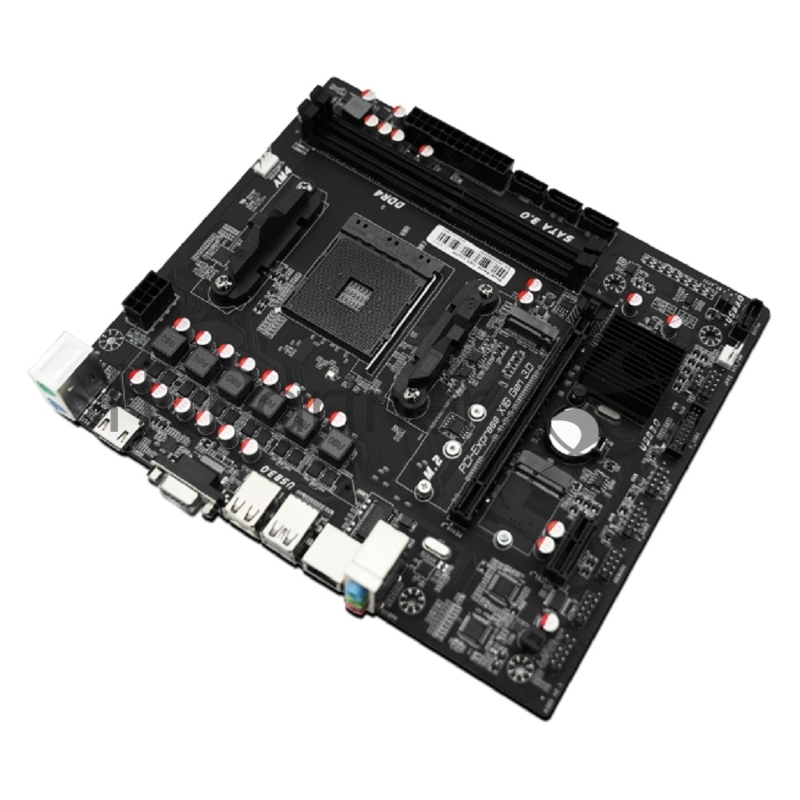 Материнская плата CBR A320M { Chipset A320, Socket AM4, 2*DDR4, mATX, VGA+HDMI, 1*PCIEx16/1*PCIEx1/1*M.2, 4*SATA3, 2*USB2.0 + 2*USB3.0, LAN 1Gb}