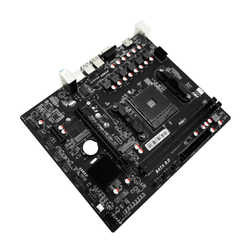 Материнская плата CBR A320M { Chipset A320, Socket AM4, 2*DDR4, mATX, VGA+HDMI, 1*PCIEx16/1*PCIEx1/1*M.2, 4*SATA3, 2*USB2.0 + 2*USB3.0, LAN 1Gb}