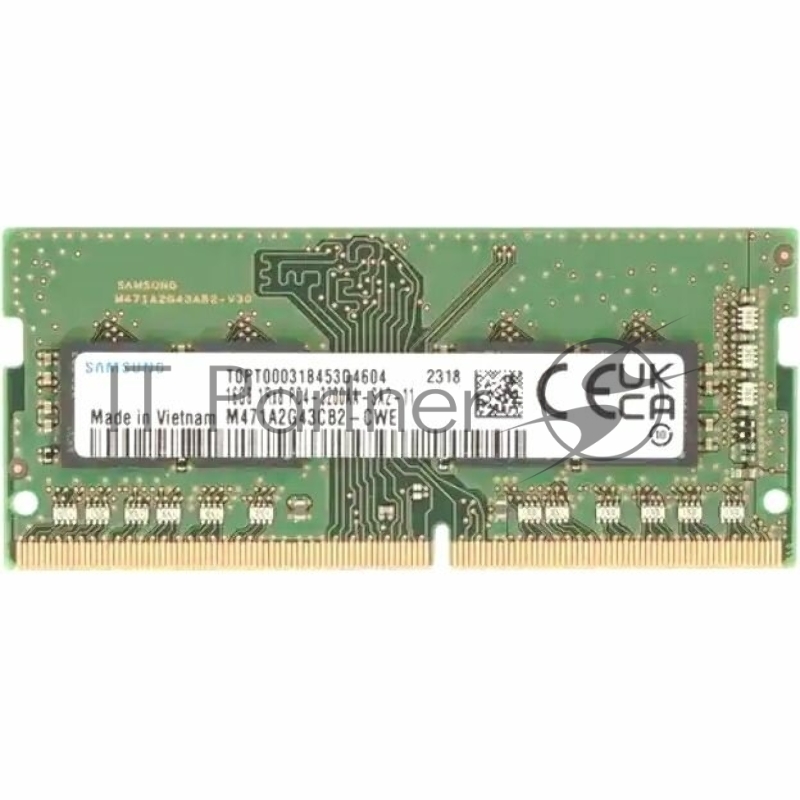 Память оперативная Samsung DDR4 16GB UNB SODIMM 3200 1Rx8, 1.2V