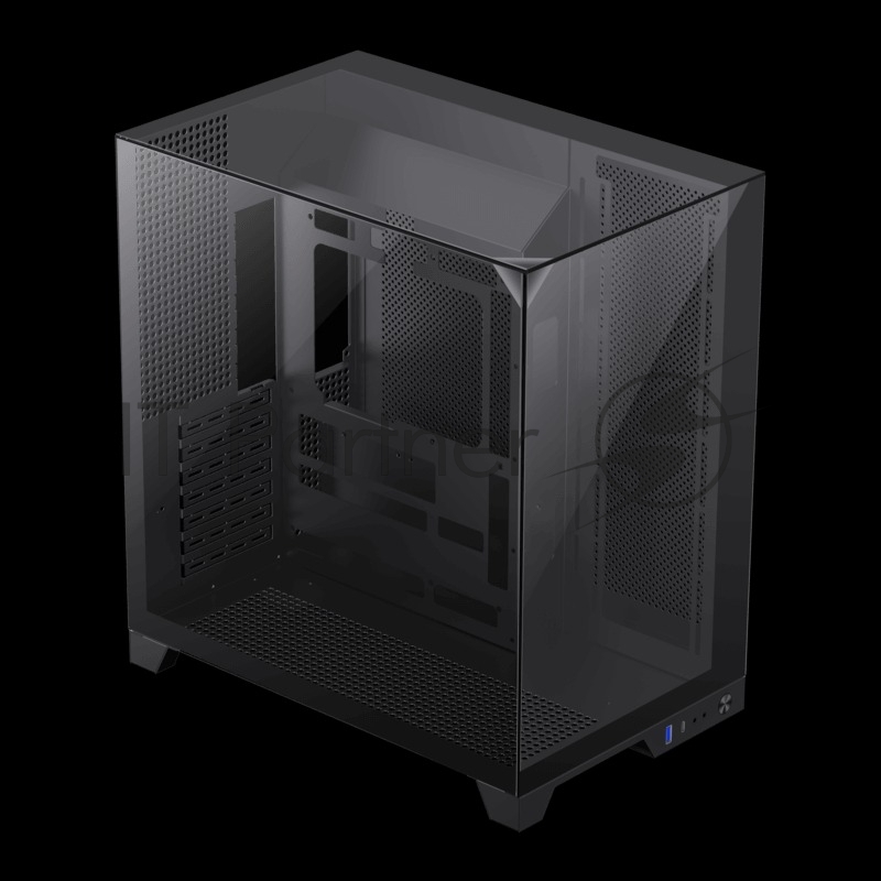 Корпус GameMax Infinity Plus, без БП, (Midi Tower, ATX, USB 3.0+Type C, Зак. стекло), черный