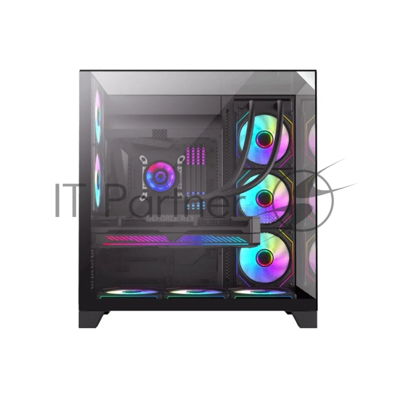 Корпус GameMax Infinity Plus, без БП (Midi Tower, ATX, Белый, USB 3.0+Type C, Зак. стекло), белый