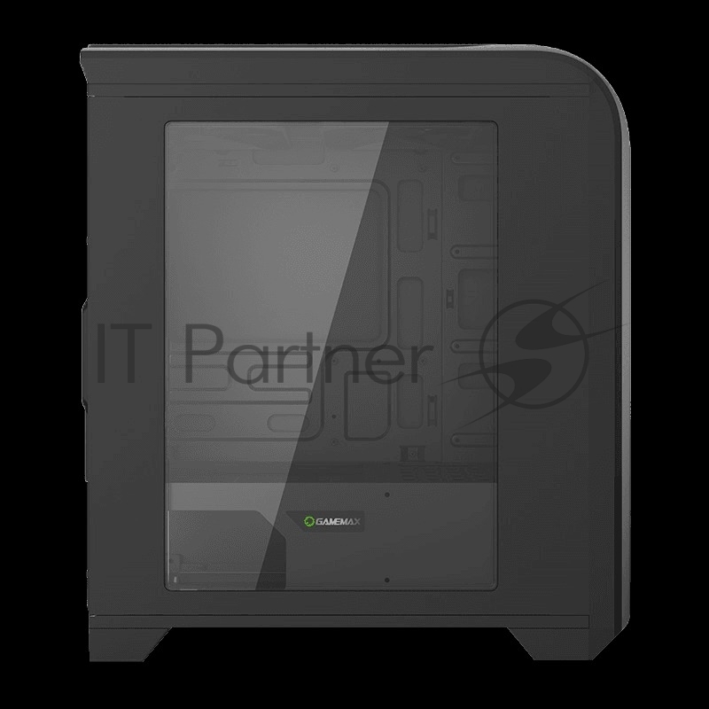 Корпус GameMax Centauri, без БП (ATX,Черн-сер,USB3.0, Зак.стекло, 1*120мм. RGB, пыл.фил.), черный/серый