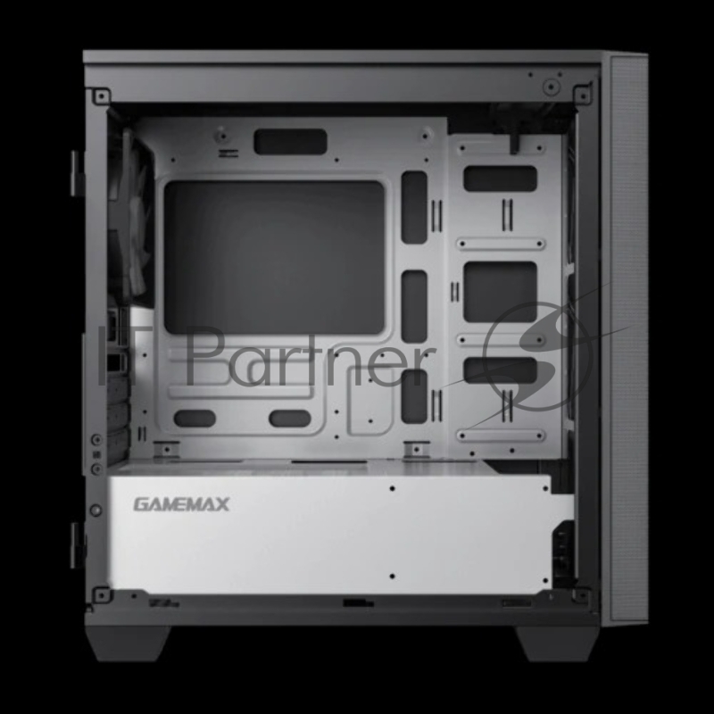 Корпус GameMax Aero Mini ECO, (ATX, USB3.0, Зак.стекло, 4*120мм., пыл.фильтр), черный