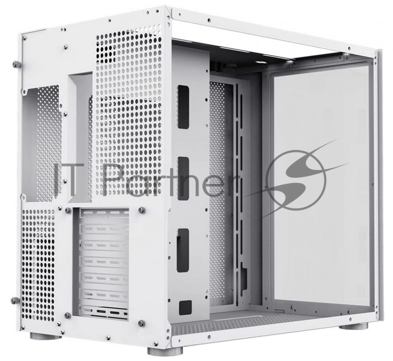 Корпус GameMax Infinity без БП (Midi Tower, ATX, Белый, USB 3.0+Type C, Зак. стекло), белый