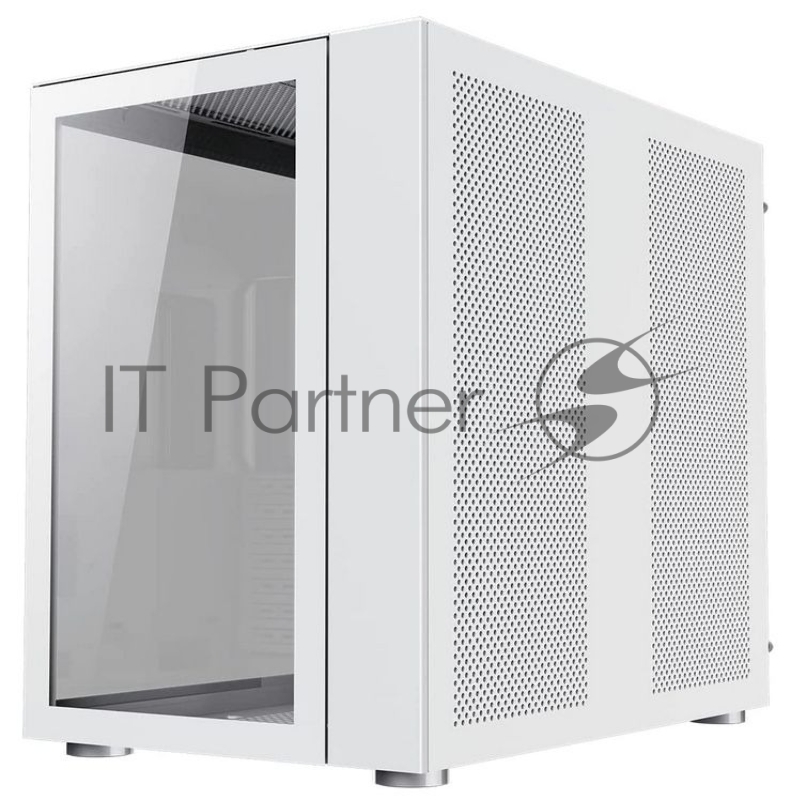 Корпус GameMax Infinity без БП (Midi Tower, ATX, Белый, USB 3.0+Type C, Зак. стекло), белый