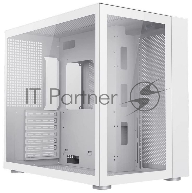Корпус GameMax Infinity без БП (Midi Tower, ATX, Белый, USB 3.0+Type C, Зак. стекло), белый