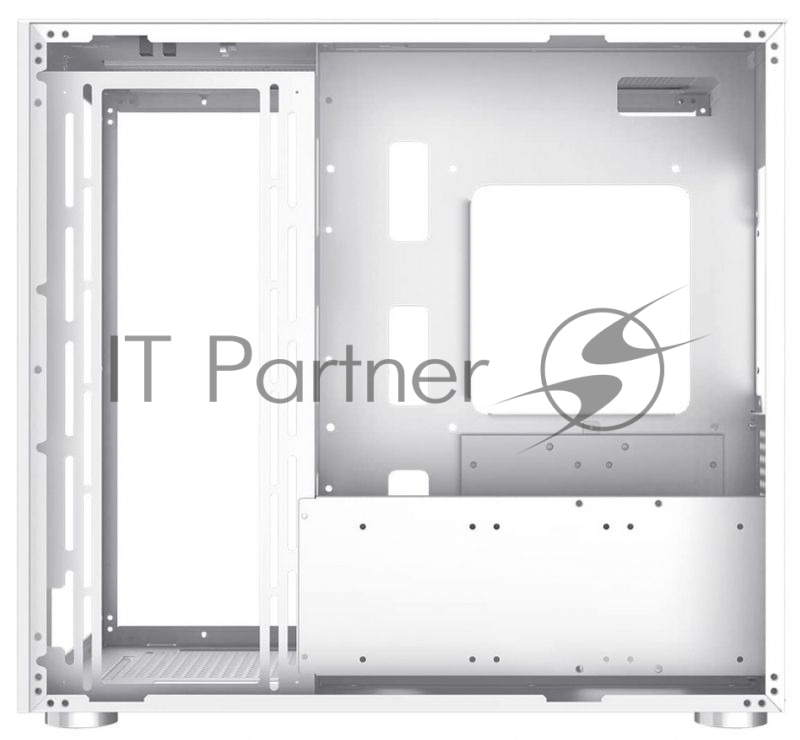 Корпус GameMax Infinity без БП (Midi Tower, ATX, Белый, USB 3.0+Type C, Зак. стекло), белый