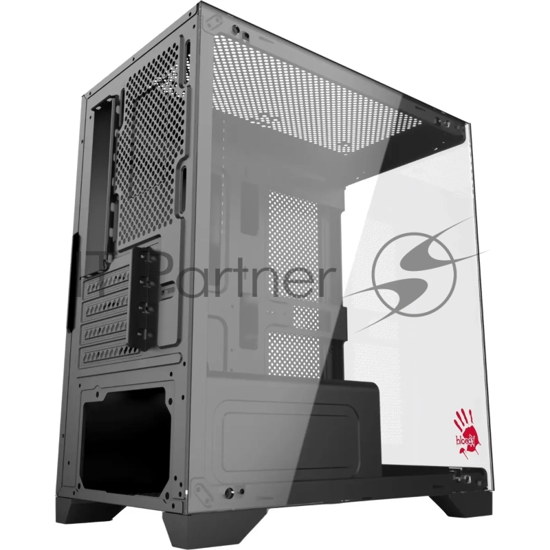 Корпус Bloody BD-CC103 черный без БП mATX 7x120mm 1xUSB2.0 1xUSB3.0 audio bott PSU