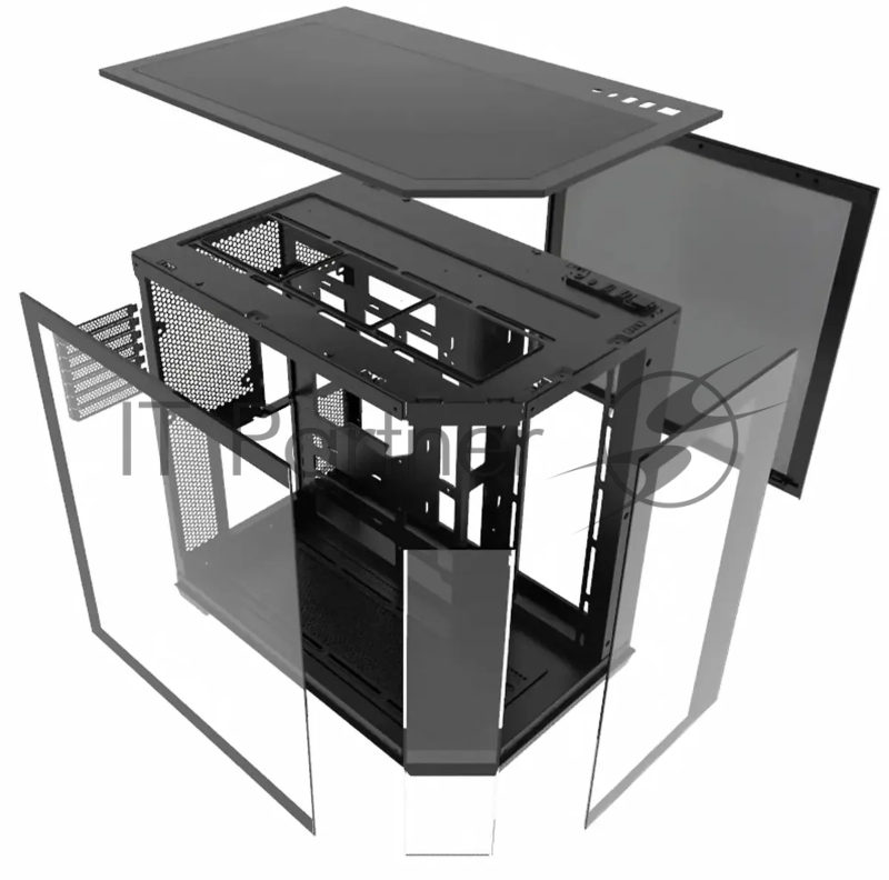 Корпус Bloody BD-CC109 черный без БП ATX 10x120mm 2xUSB3.0 audio