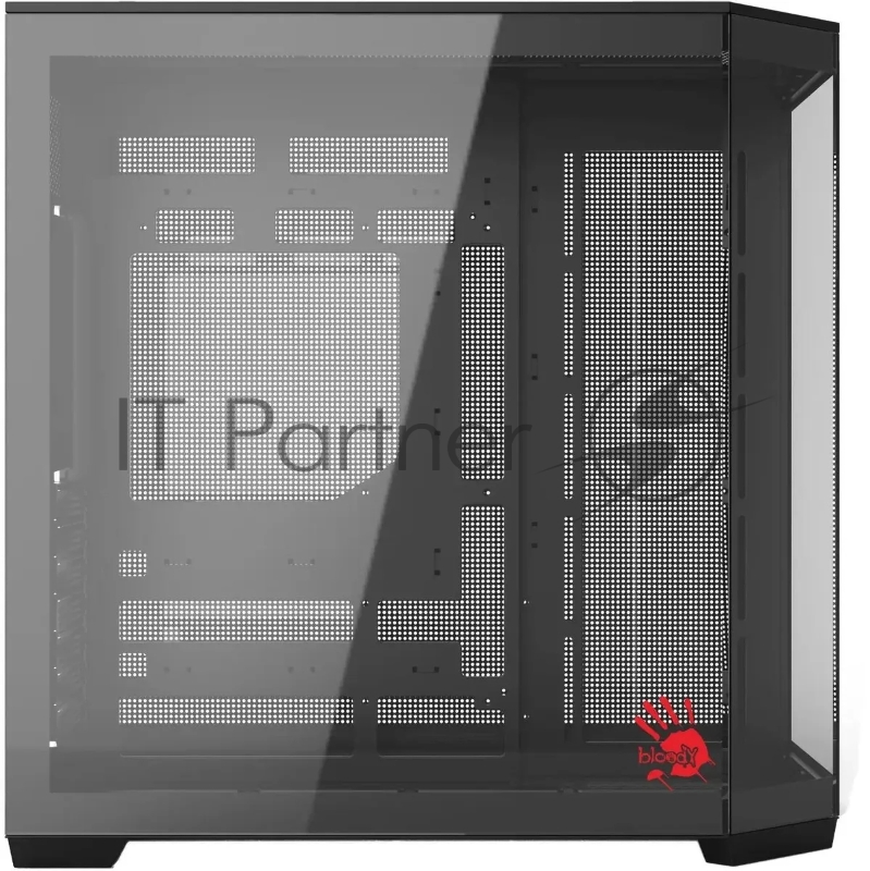 Корпус Bloody BD-CC109 черный без БП ATX 10x120mm 2xUSB3.0 audio
