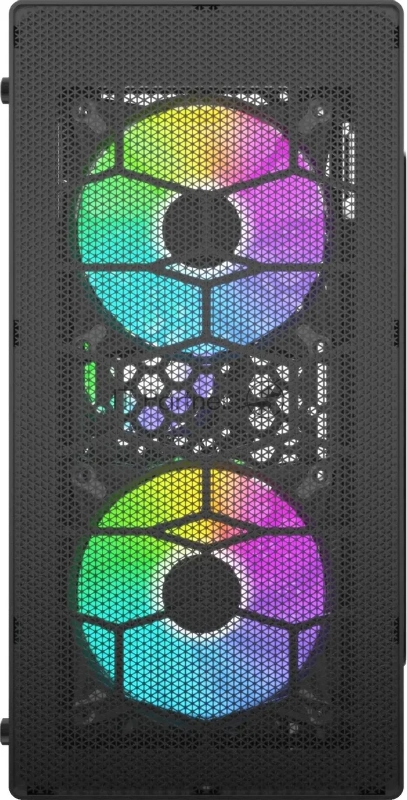 Корпус Bloody BD-CC101F черный без БП mATX 1x80mm 1x92mm 2xUSB2.0 1xUSB3.0 audio