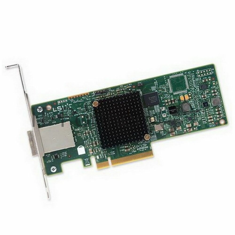 HBA-адаптер Broadcom 9300-8E SGL (LSI00343 / H5-25460-00 / H3-25460-00H) PCIe 3.0 x8 LP, SAS/SATA 12G HBA, 8port(2*ext SFF8644), 3008 IOC RTL {5}