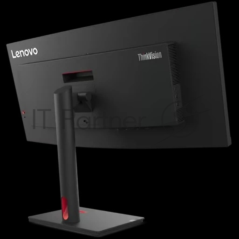 Монитор Lenovo 34 T34w-30 Black/Red Curved 1500R, 21:9, VA, 3440 x 1440, 4ms, 350cd, 60Hz, 1xHDMI, 1xDP, 4xUSB, USB-C, LAN, HAS