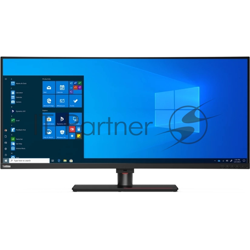 Монитор Lenovo 39.7 P40w-20 Black/Red Curved 2500R, 21:9, IPS, 5120 x 2160, 4ms, 300cd, 75Hz, 1xHDMI, 1xDP, 2xThunderbolt, 4xUSB, USB-C, LAN, HAS