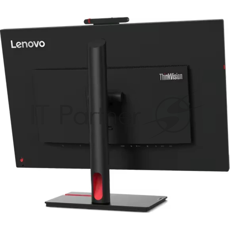 Монитор Lenovo 27 T27hv-30 Black/Red, 16:9, IPS, 2560x1440, 4ms, 300cd, 75Hz, 1xHDMI, 1xDP, 1xDP OUT, 4xUSB, USB-C, LAN, Camera, SPK HAS