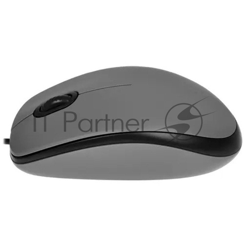 Мышь проводная Logitech M111 SILENT серый, 1000 dpi, USB, кнопки - 3