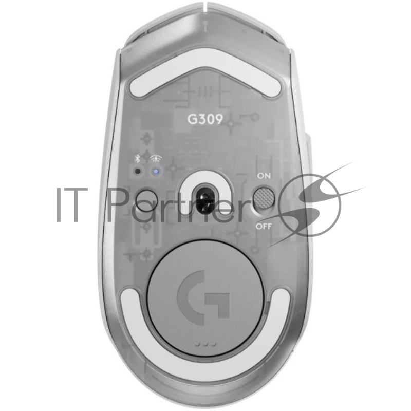 Мышь беспроводная Logitech G309 Lightspeed белый, 25600 dpi, радиоканал, Bluetooth, USB, кнопки - 6