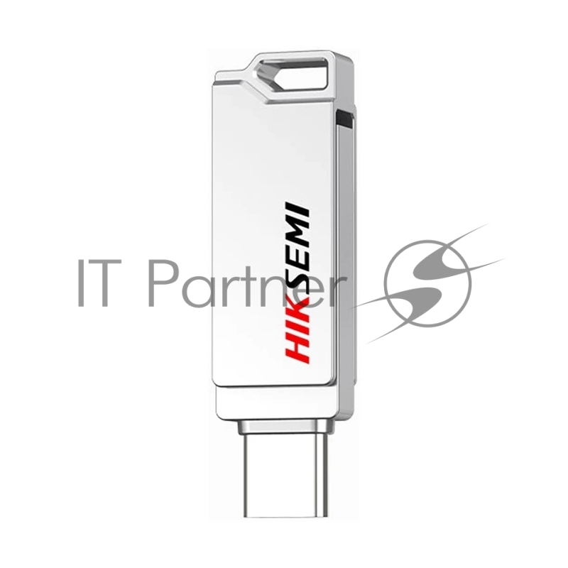 Флеш Диск HIKSEMI SYNC HS-USB-E327C/128G/U3/Silver 128Gb <HS-USB-E327C/128G/U3/Silver>, USB3.2/Type-C