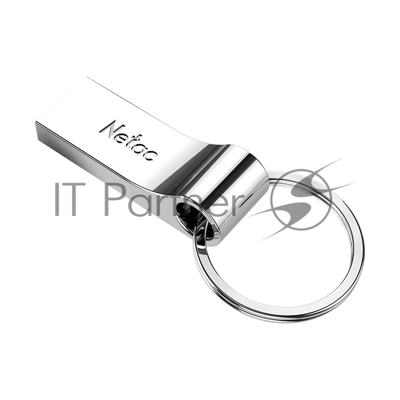 Флеш Диск Netac U275 4Gb <NT03U275N-004G-20SL>, USB2.0, с кольцом, металлическая