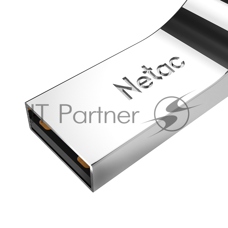 Флеш Диск Netac U275 4Gb <NT03U275N-004G-20SL>, USB2.0, с кольцом, металлическая