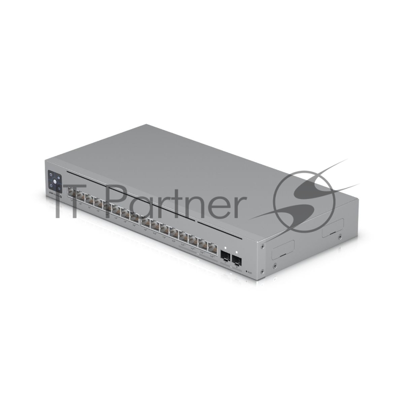 Коммутатор Ubiquiti UniFi Switch Pro Max 16 PoE PoE-коммутатор в стойку, 4х 2.5G RJ45, 12х 1G RJ45, 2х 10G SFP+, раздача 180 Вт