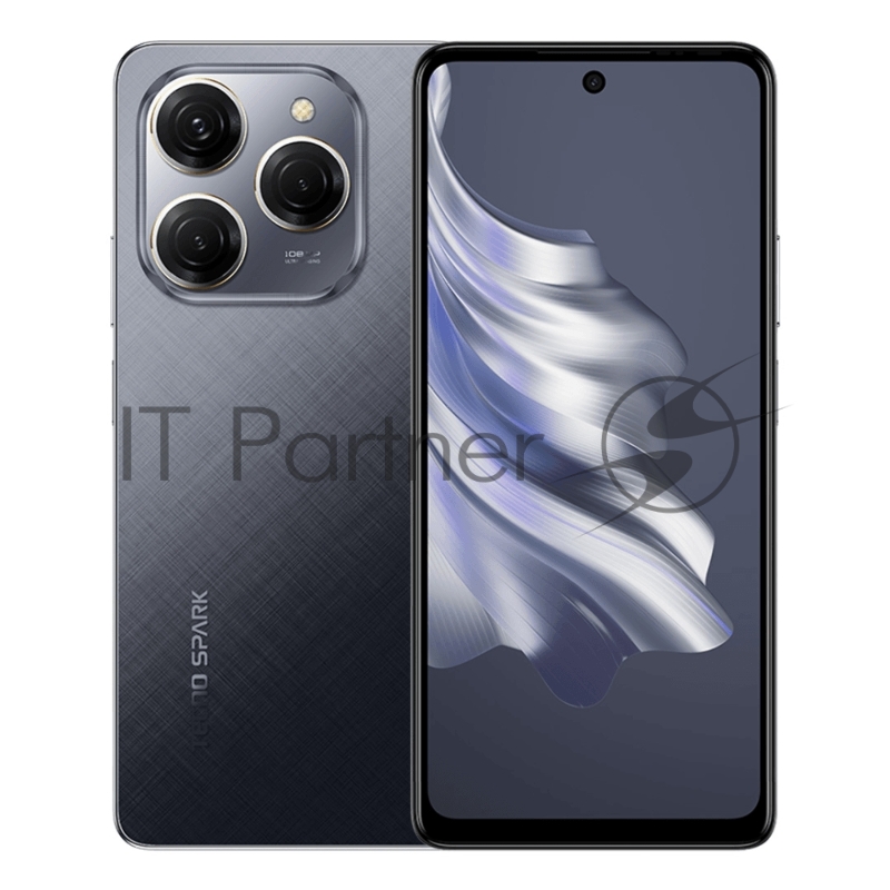 Смартфон KJ6 SPARK 20 Pro 12/256 Moonlite Black, 6.8, 20:9, 2460 x 1080 пикселей, 2.2GHz, 8 Core, 12GB RAM, 256GB, up to 1TB flash, 108Mpix+2Mpix+AI/32Mpix, 2 Sim, 4G, BT v5.3, WiFi 802.11 b/g/n, GPS/AGPS, GLONASS,NFC, Type-C, 5000mAh, Android 13, 20