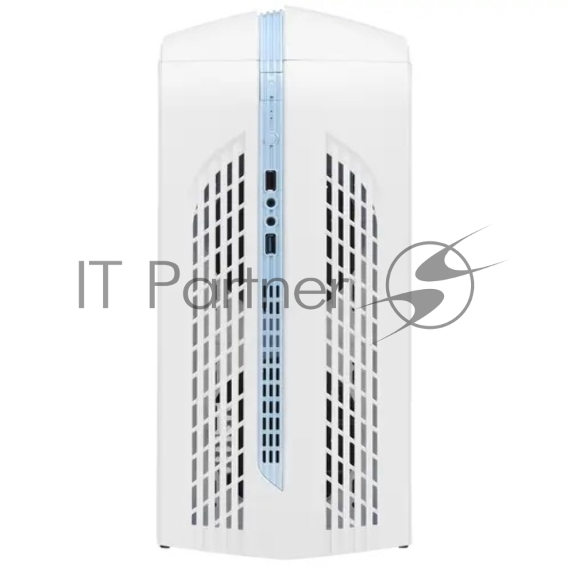 Корпус GameMax Centauri, без БП, (ATX,Бело-голуб,USB3.0, Зак.стек.,1*120мм. RGB, пыл.фильтр), белый/синий