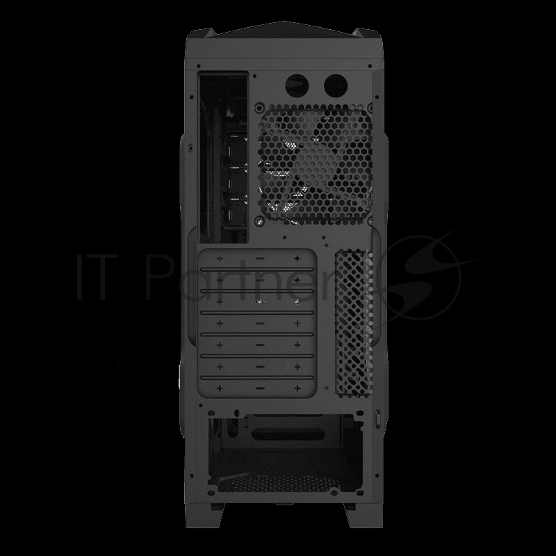 Корпус GameMax Centauri, без БП (ATX,Черн-сер,USB3.0, Зак.стекло, 1*120мм. RGB, пыл.фил.), черный/серый