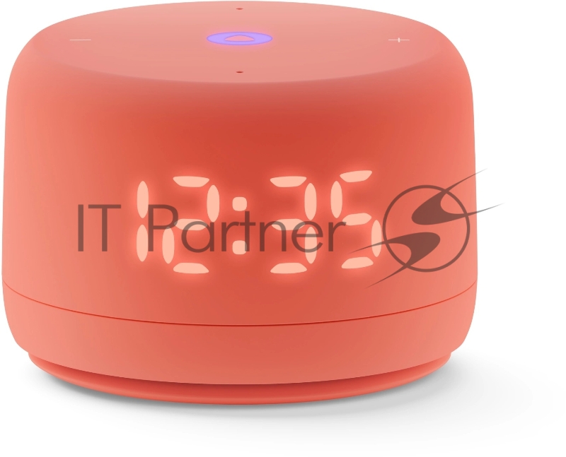 Умная колонка Yandex Станция Лайт 2 Алиса coral 6W 1.0 BT/Wi-Fi 10м (YNDX-00026ORG)