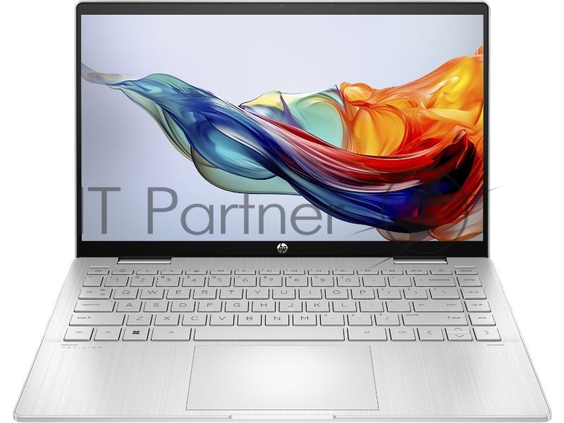 Ноутбук HP Pavilion 14-EK200 14 1920x1080/Intel Core Ultra 5-120U/RAM 16Гб/SSD 512Гб/Windows 11 Home серебристый 1.6 кг 8X328AV-1