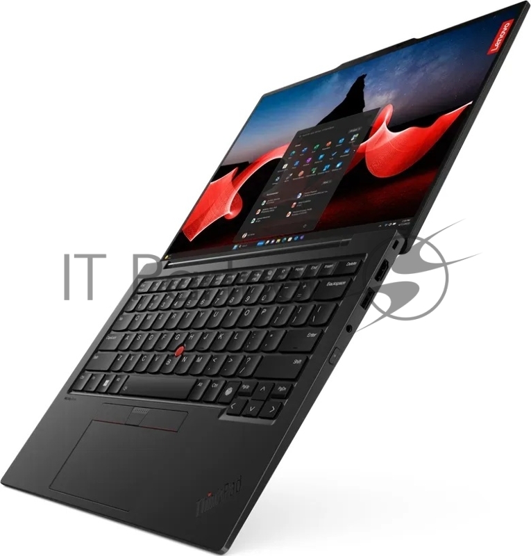 Ноутбук ThinkPad X1 Carbon Gen 12 14 2.8K (2880x1800) OLED 400N, Intel Ultra 7 155H, 16GB LPDDR5x 6400, 1TB SSD M.2, Intel Arc Graphics, WiFi6, BT, FPR, LTE, FHD Cam, 57Wh, 65W USB-C, Win 11 Pro, 1Y, 1.09kg