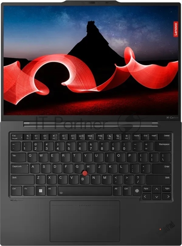 Ноутбук ThinkPad X1 Carbon Gen 12 14 2.8K (2880x1800) OLED 400N, Intel Ultra 7 155H, 16GB LPDDR5x 6400, 1TB SSD M.2, Intel Arc Graphics, WiFi6, BT, FPR, LTE, FHD Cam, 57Wh, 65W USB-C, Win 11 Pro, 1Y, 1.09kg