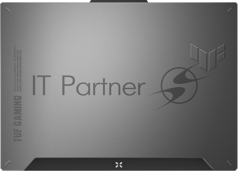 Ноутбук Asus TUF Gaming F15 FX507VV-LP186, Core i7 13620H 16Gb SSD512Gb NVIDIA GeForce RTX4060 8Gb 15.6 IPS FHD (1920x1080) noOS WiFi BT Cam, серый