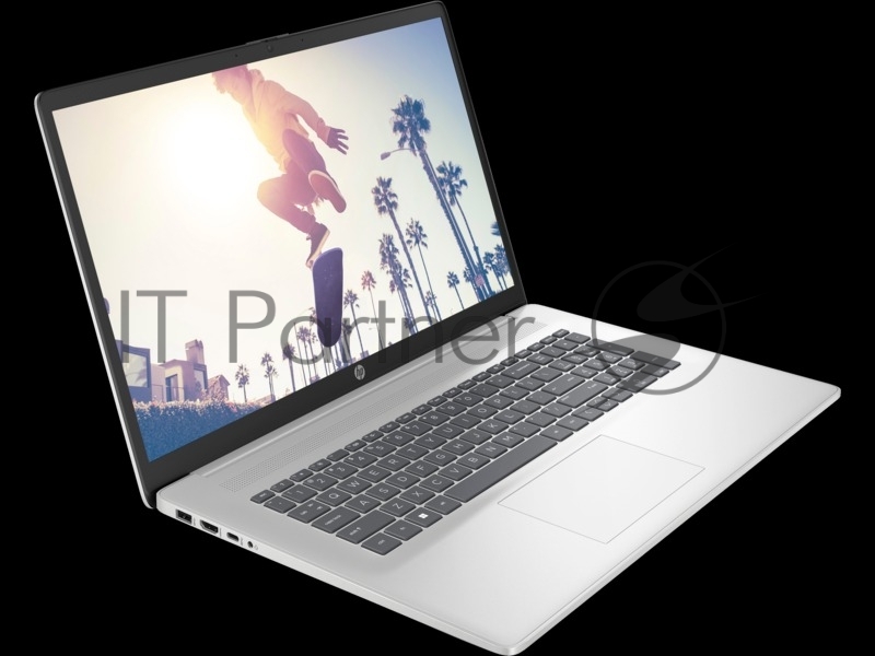 Ноутбук HP 17-cn4014ci, серебристый, A1AF8EA Core 3 100U 8Gb SSD512Gb Intel UHD Graphics 17.3 IPS FHD (1920x1080) Free DOS silver WiFi BT Cam (A1AF8EA)